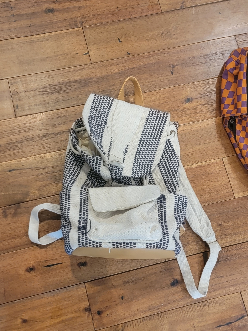 natural fiber backpack